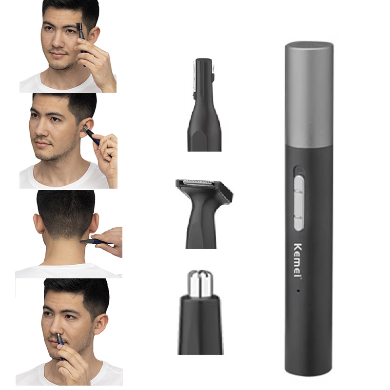 Men'S Grooming Kits - Kemei Pro Akumulatorowy Trymer do Nosa,
