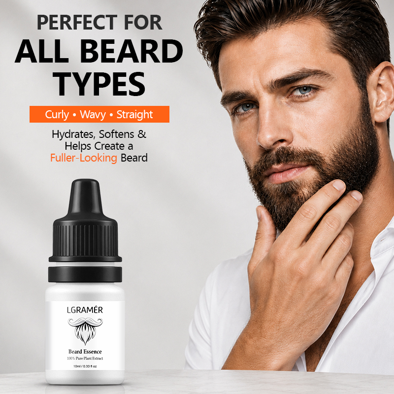 Beard Oil Growth - Serum do wzrostu brody dla mężczyzn,