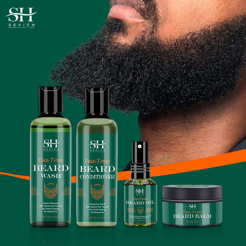 Beard Oil Growth - Zestaw do pielęgnacji brody dla mężczyzn