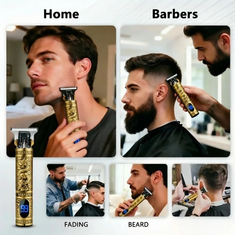 Elektryczny trymer do brody T9 – Men'S Grooming Kits recenzja i cena