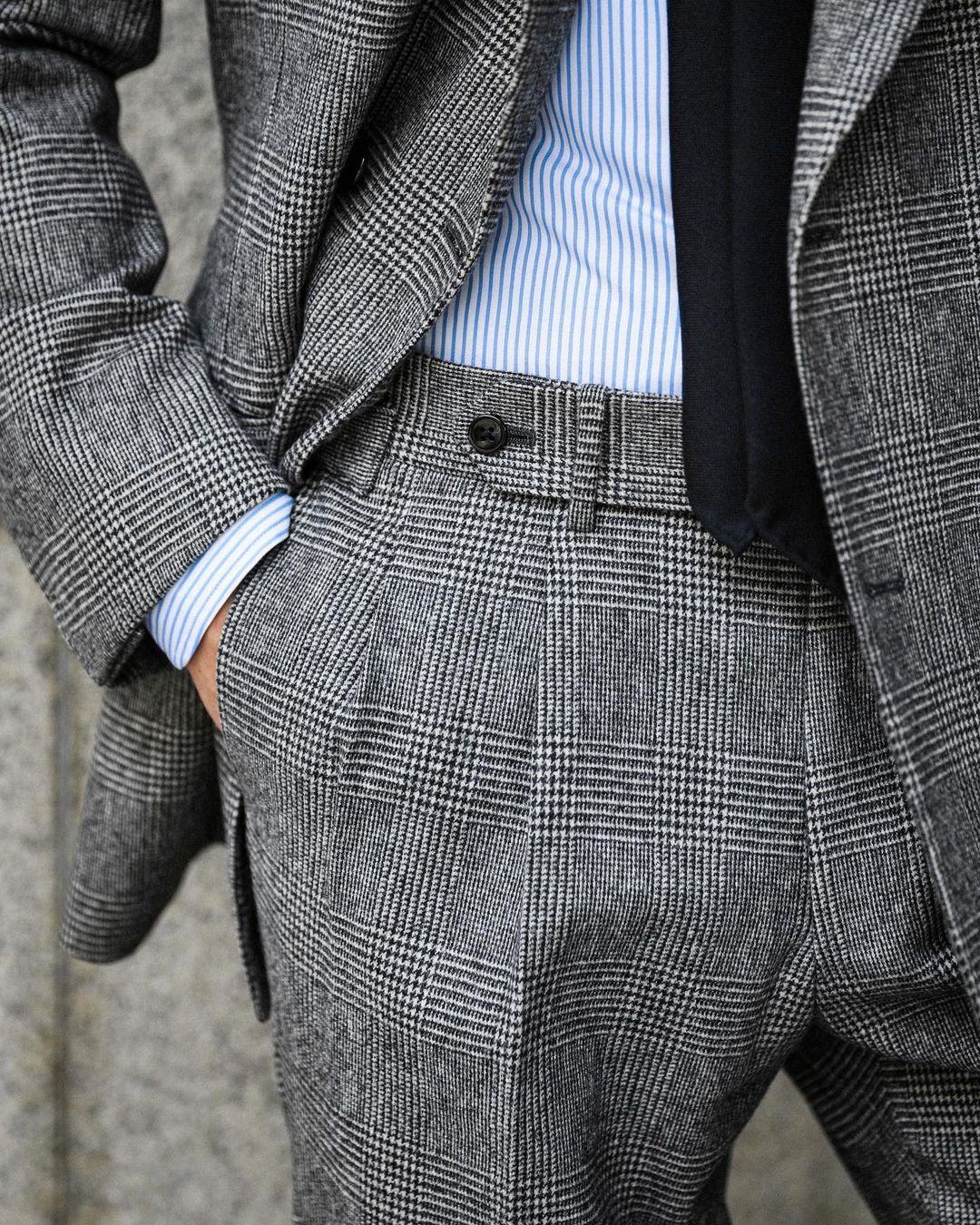 Męski garnitur biznesowy w kra – Men'S Grooming Jacket recenzja i cena