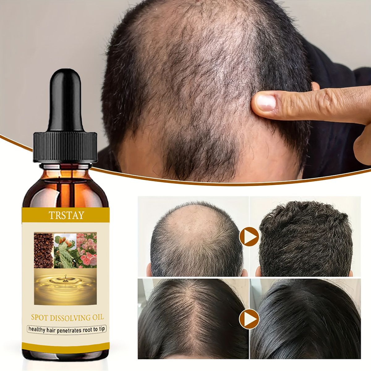 50ML Olejek na porost brody Pr – Beard Oil Growth recenzja i cena